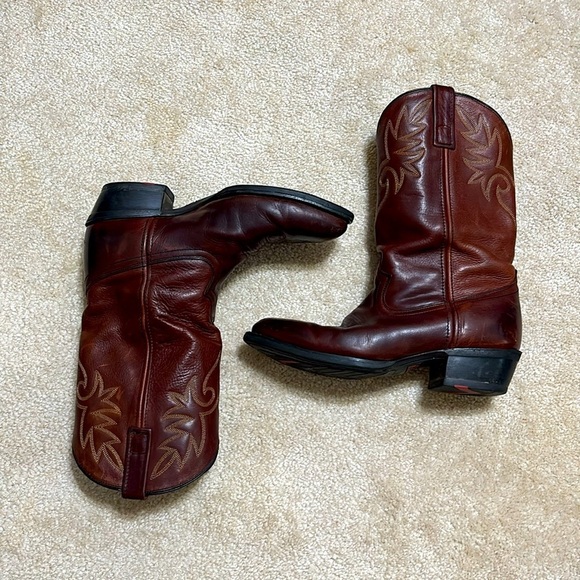 Men’s Dingo Brown Cowboy 12” Western Boots D105981 Size 9D - Picture 2 of 8